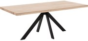 Goossens Eettafel Blade, Strak blad 200 x 100 cm 6 cm dik