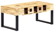 vidaXL Salontafel cassettestijl 100x52x45 cm massief mangohout