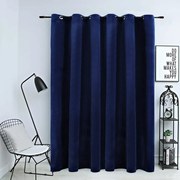 vidaXL Gordijn verduisterend met ringen 290x245 cm fluweel blauw