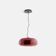Hanglamp in gekleurd glasØ45 cm, Kinoko