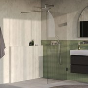 Brauer Void profielloze inloopdouche 90cm RVS geborsteld PVD