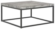 vidaXL Salontafel 75x75x38 cm beton-look