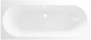 Saqu Space inbouwbad 2-persoons 190x90cm glans wit acryl