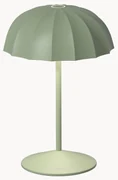 Kleine mobiele LED outdoor tafellamp Ombrellino, dimbaar