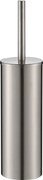 Plieger Vigo vrijstaande toiletborstel met deksel geborsteld chroom