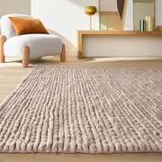Vloerkleed in wol, Diano, tricot effect