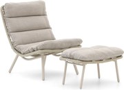 Lounge tuinstoel | Forza Marradi | Wicker (vlechtwerk) | Taupe | Kees Smit Tuinmeubelen