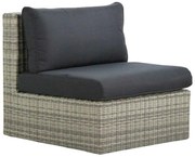 Garden Collections Amico Midden Module Wicker Grijs