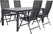Hartman Salvatore/Baltimor 150x90 cm. verstelbare 4-persoons tuinset