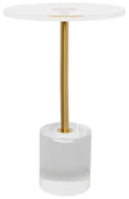 Kare Design Ghost Ronde Bijzettafel Plexiglas - 35 X 35cm.