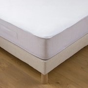 Matrasbeschermer, absorberend anti-mijt fleece, waterdicht, max. hoogte 30 cm