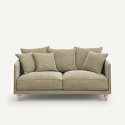 3-zits stonewashed fluwelen bank, Lazare