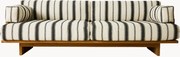Tuinbank Chalkstripe van teakhout