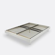 Bedbodemset met 18 brede latten, rugversteviging + poten