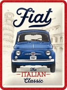 Metalen bord Fiat - Italian Classic