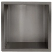 Mueller Ferro inbouwnis 30x30x10cm verouderd ijzer - gunmetal