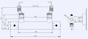 Mueller Round Thermostatische douchekraan 15cm chroom