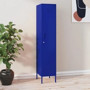 vidaXL Lockerkast 35x46x180 cm staal marineblauw