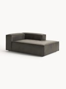 Leren hoek chaise longue module Lennon