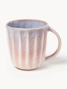 Handgemaakte mokken Vinci met reactief glazuur, 4-delig