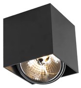 Design Spot / Opbouwspot / Plafondspot zwart vierkant - Box Modern G9 Binnenverlichting Lamp