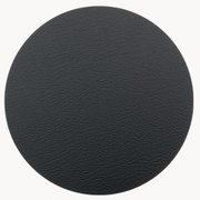 Ronde leren onderzetter Hot