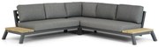 4 Seasons Outdoor Empire Platform Loungeset Aluminium Grijs 3-delig