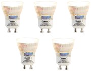 Set van 5 GU10 LED lampen 35mm 3,5W 180 lm 2700K