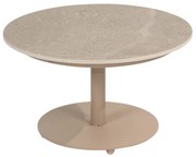 Boaz lounge tuintafel 60xH35 cm ceramic middenpoot latte 4 Seasons Outdoor