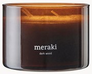 3-lonts geurkaars Dark Wood (nootmuskaat, kruidnagel & amber)