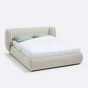 Bed in bouclé met boxspring, Meridiano
