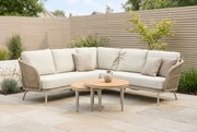 Hoek loungeset 5 personen Rope Taupe  Coco Elara/Toscane