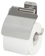 Tiger Colar Toiletrolhouder met klep RVS gepolijst 14.6x13.3x3.5cm 1314130346