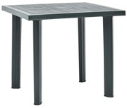 vidaXL Tuintafel 80x75x72 cm kunststof groen