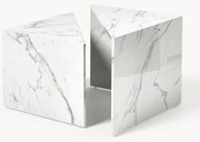 Salontafelset Vilma in marmerlook, 2-delig