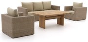 Intenso Carpino/ROUGH-L dining loungeset 4-delig