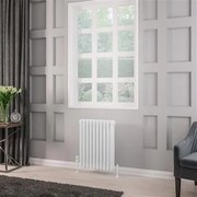 Eastbrook Rivassa 3 koloms radiator 45x60cm staal 816W wit glans