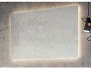 HR Badmeubelen Radius spiegel 40x70cm met afgeronde hoeken, indirecte verlichting rondom, touch sensor en spiegelverwarming 74732448