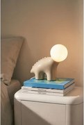 Malao Kids Keramische Tafellamp Met Glazen Bol Tapioca Beige - Sklum