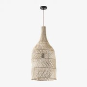 Embid Plafondlamp Natuurlijk - Zwart & ↑75 Cm Embid - Sklum