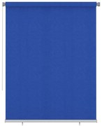 vidaXL Rolgordijn voor buiten 180x230 cm HDPE blauw