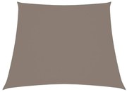 vidaXL Zonnezeil trapezium 2/4x3 m oxford stof taupe