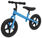 vidaXL Loopfiets met 10 inch wielen blauw