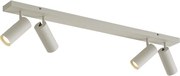 Moderne plafondspot beige 4-lichts verstelbaar - Renna