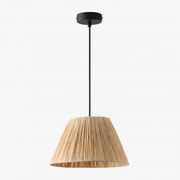 Hanglamp Van Raffia Aruel Natuurlijk - Sklum