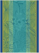 Katoenen theedoeken Plantes in jacquardweving, 4-delig