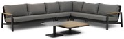 Hoek loungeset 6 personen Aluminium/Rope Grijs  Coco Ralph