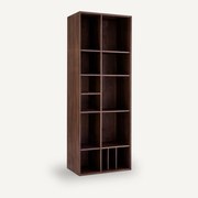 Boekenkast in notenhout, Mikube