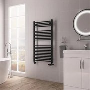 Eastbrook Biava multirail handdoekradiator 60x110cm 695W zwart mat