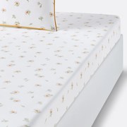 Hoeslaken in gewassen katoen, Paquita